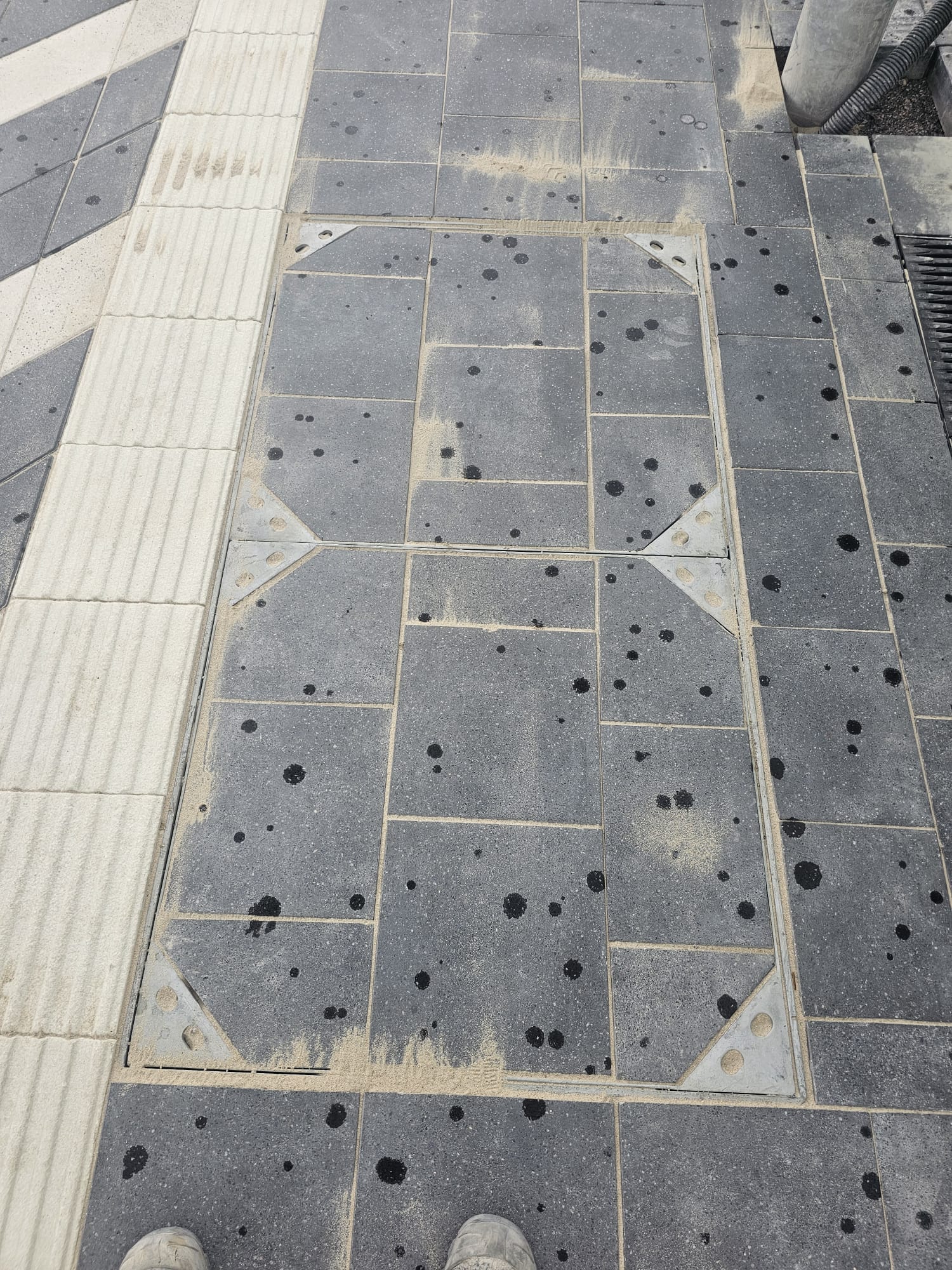 Pflasterarbeiten Diagonalmuster
