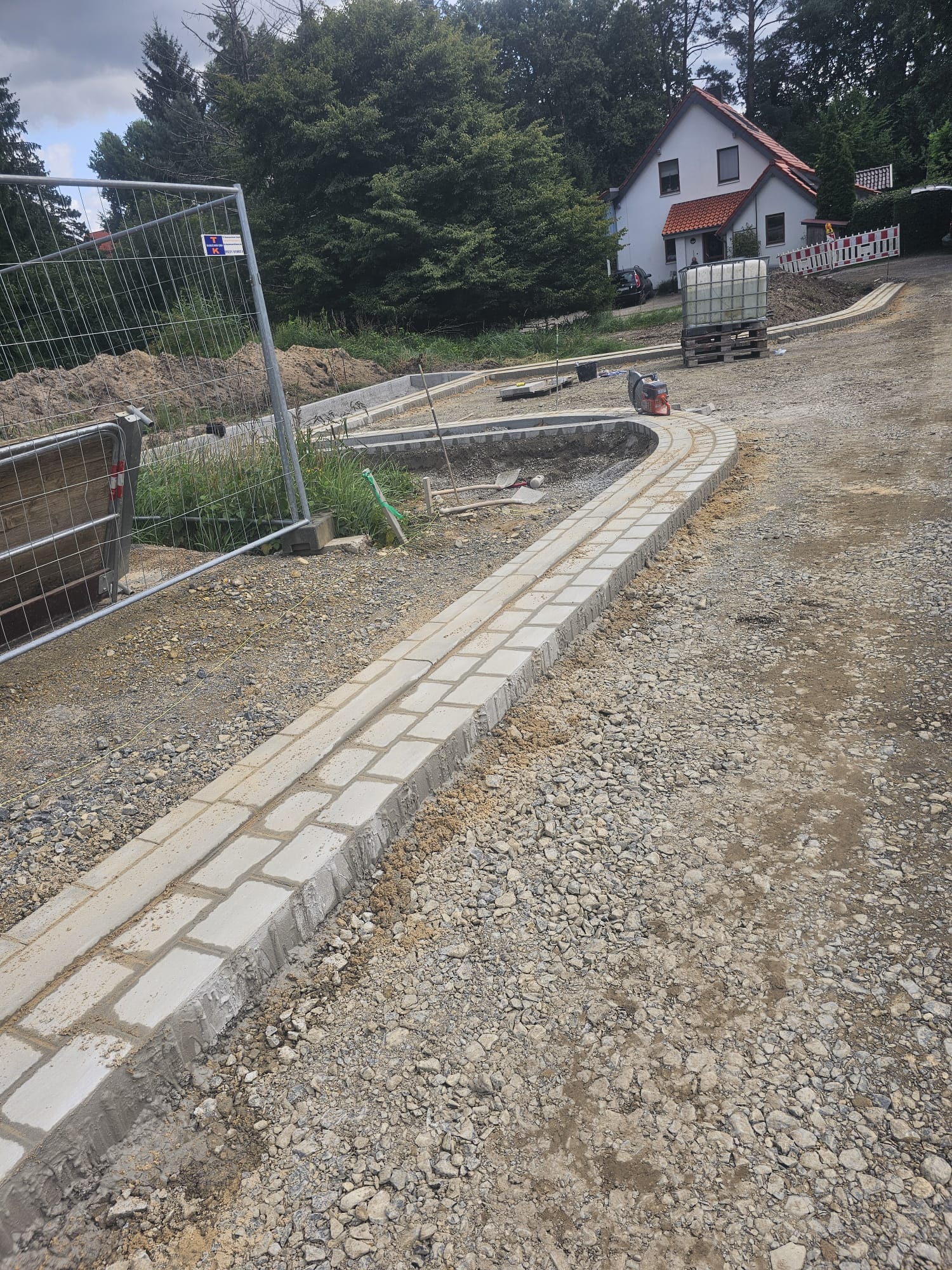 Gartenbau mit Mauern